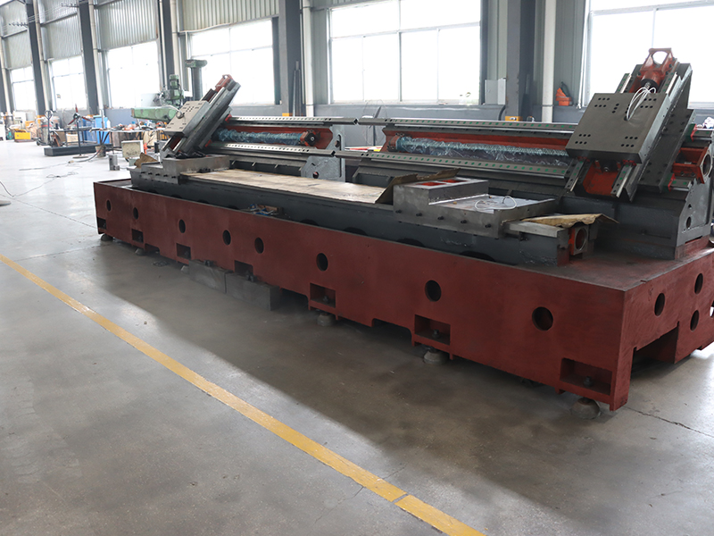 双头数控车床车间现场安装调试