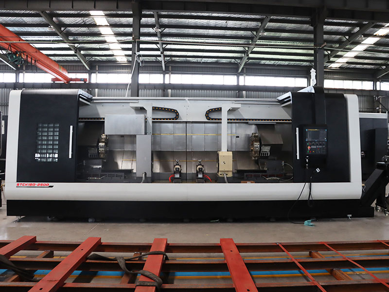 STCK180-2500发那科系统双驱动双头车床即将发货国外客户