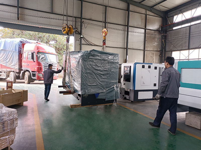 卧式双头车床现场发货