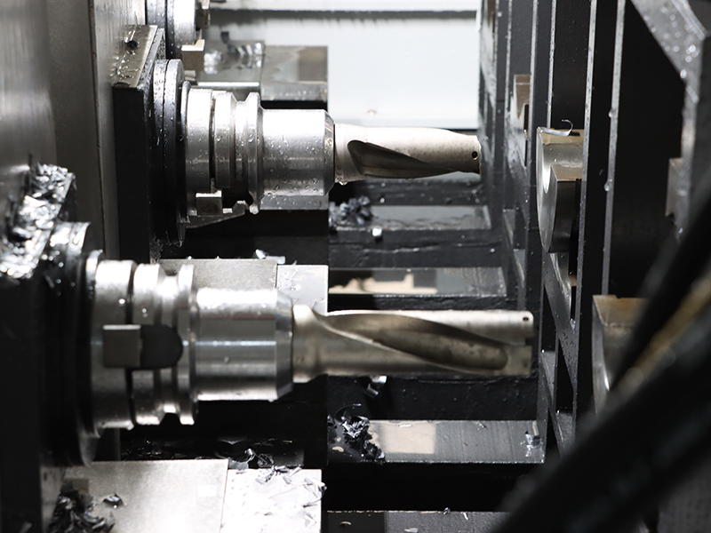 钻孔专机多工位圆棒加工试件