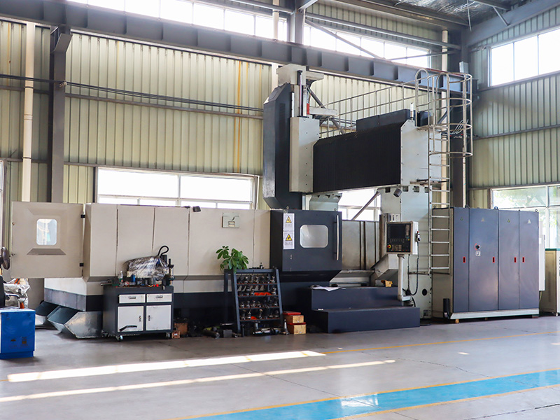 车间大型龙门加工中心装机试件