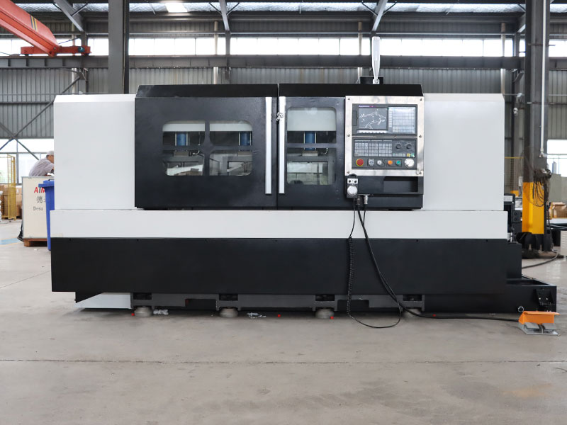 数控钻孔专机现场安装完成后试件