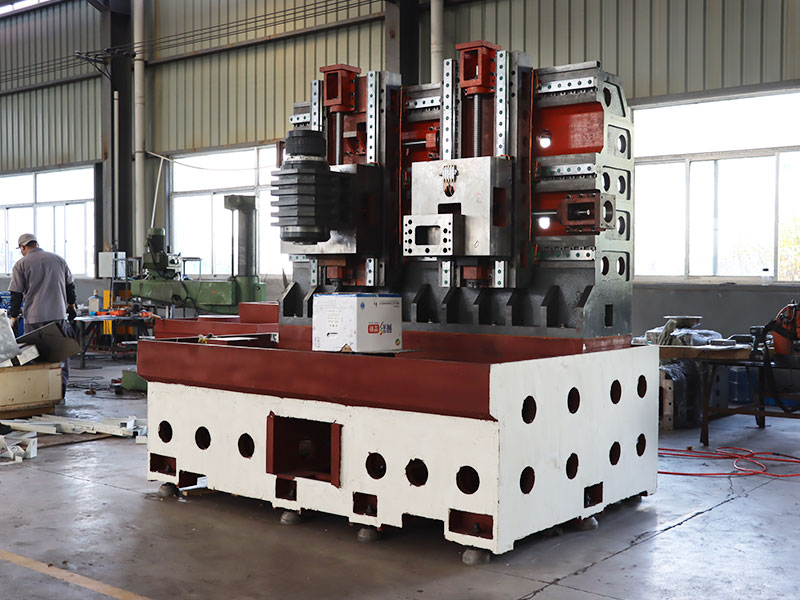 广数双数控系统机床光机已安装完毕