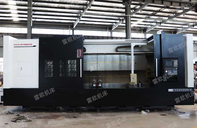山东雷欧STCK120-2600斜床身双头数控车床
